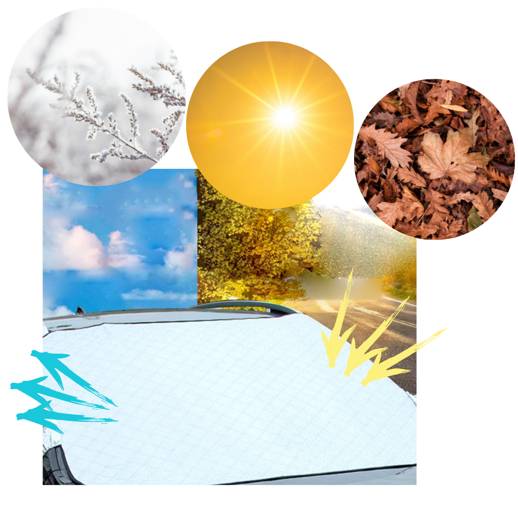 Bâche magnétique pour pare-brise