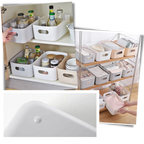 Panier de rangement polyvalent en plastique