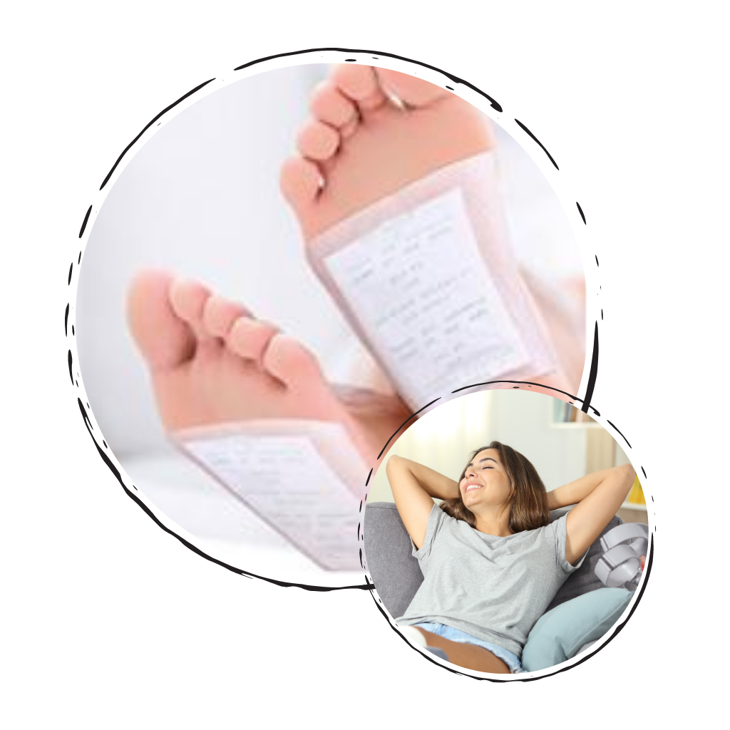 Patches naturels detoxifiants pour pieds (20pcs)