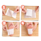 Patches naturels detoxifiants pour pieds (20pcs)