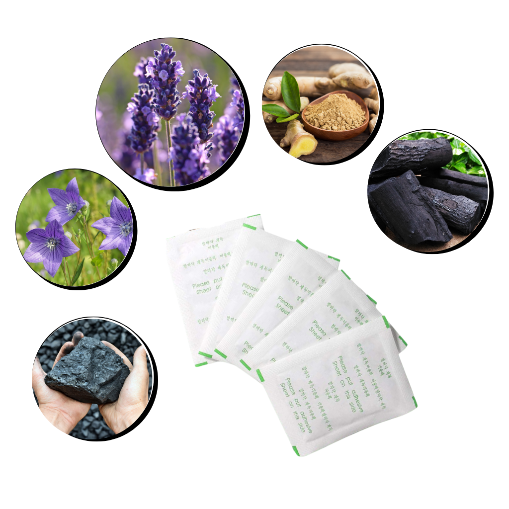 Patches naturels detoxifiants pour pieds (20pcs)