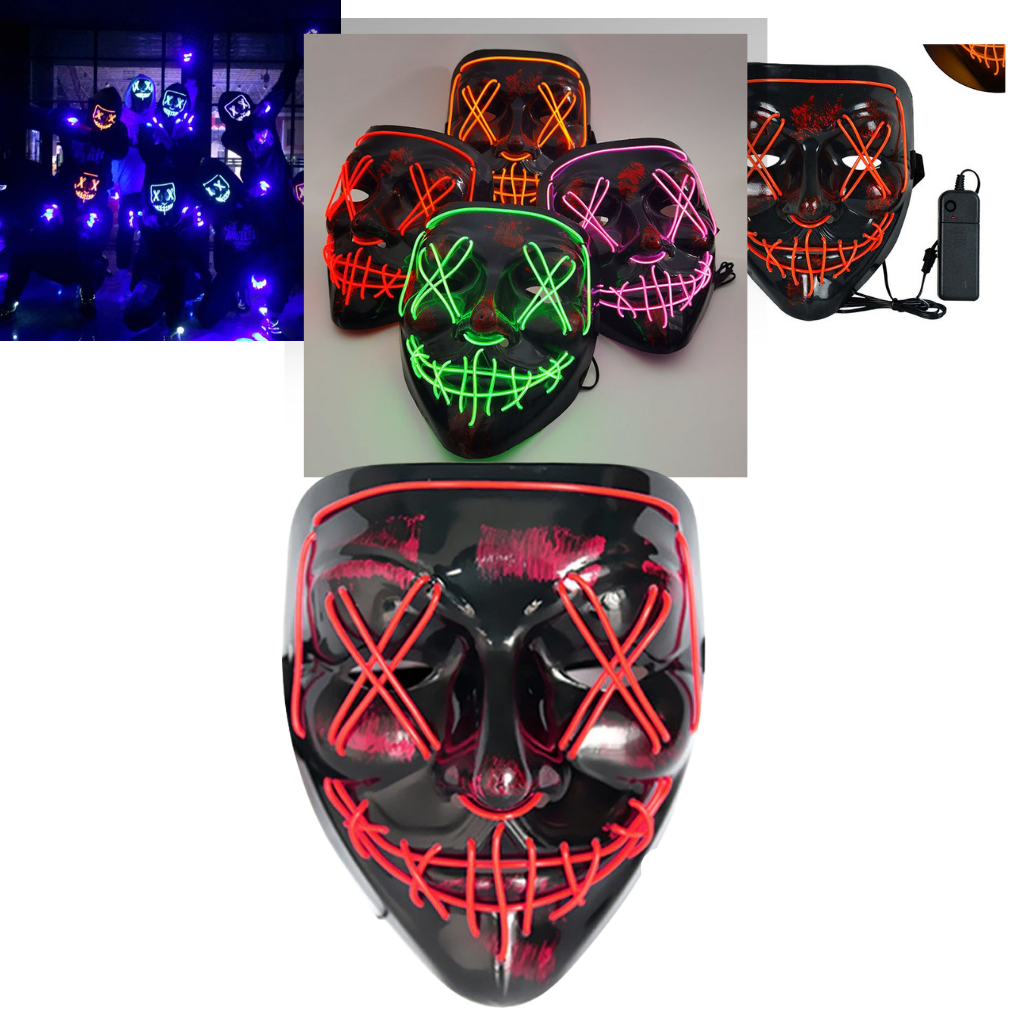 Masque à néon LED