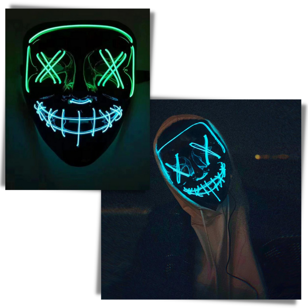 Masque à néon LED
