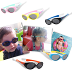Lunettes de soleil polarisées pour bébé avec sangle de 0 à 3 ans