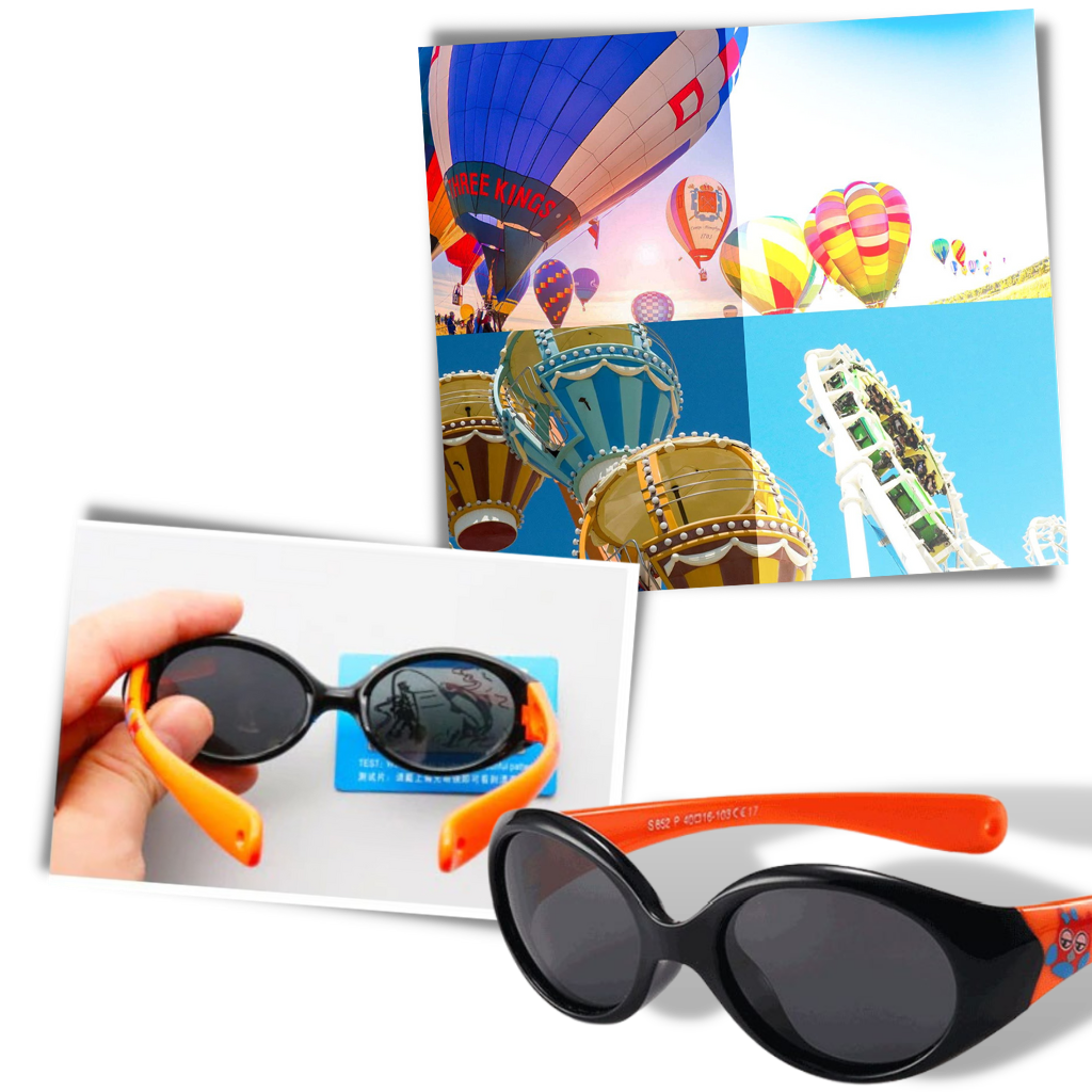 Lunettes de soleil polarisées pour bébé avec sangle de 0 à 3 ans