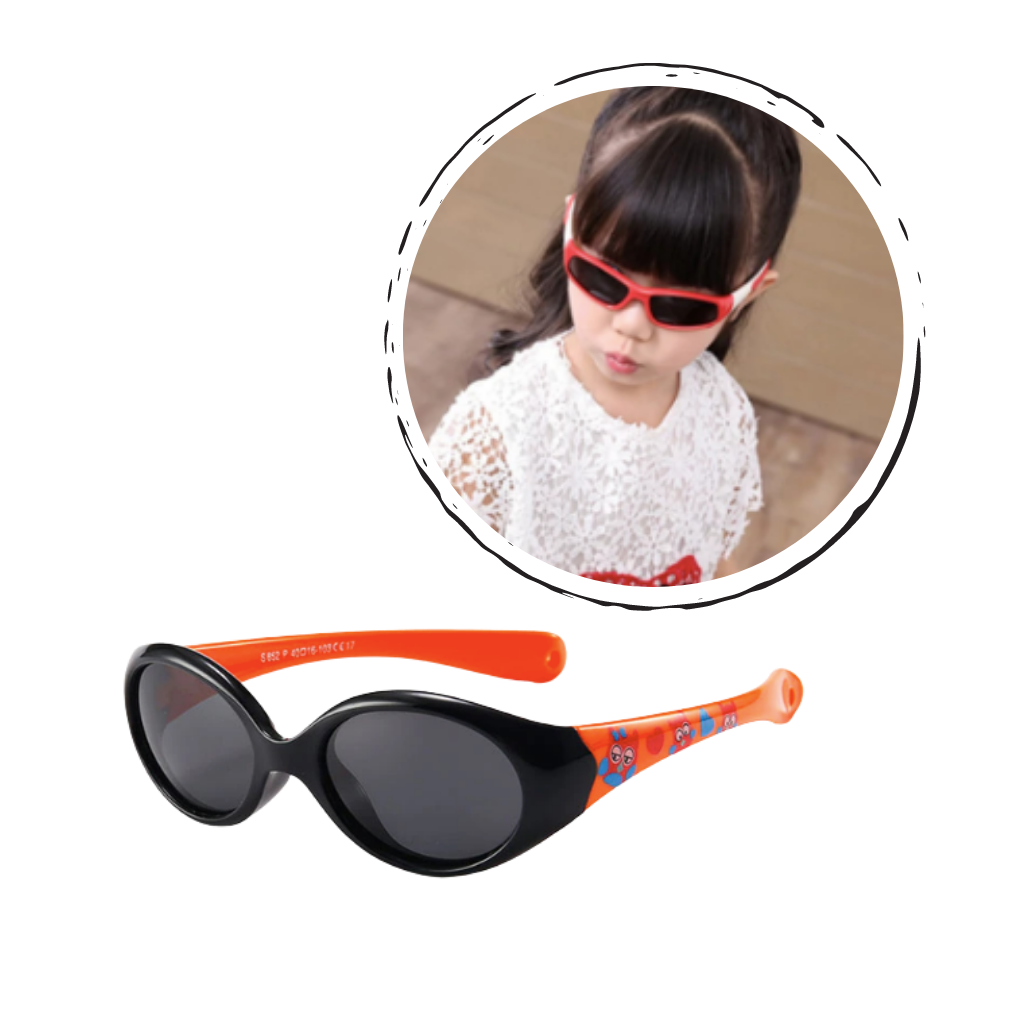Lunettes de soleil polarisées pour bébé avec sangle de 0 à 3 ans