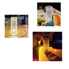 Lampe de luxe en cristal pour table