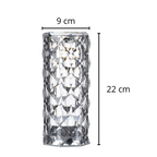 Lampe de luxe en cristal pour table