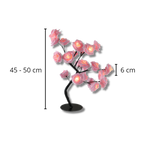 Lampe ravissante en forme de rosier