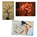 Lampe ravissante en forme de rosier