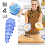 6 couvercles extensibles en silicone