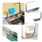 Support de rangement extensible pour évier
