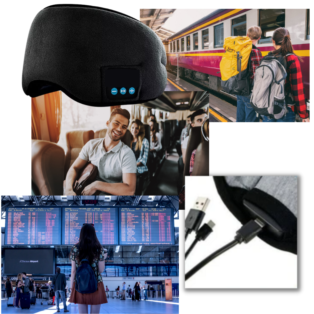 Masque de sommeil à Bluetooth