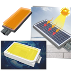 LED d'extérieur à énergie solaire avec détection de mouvement