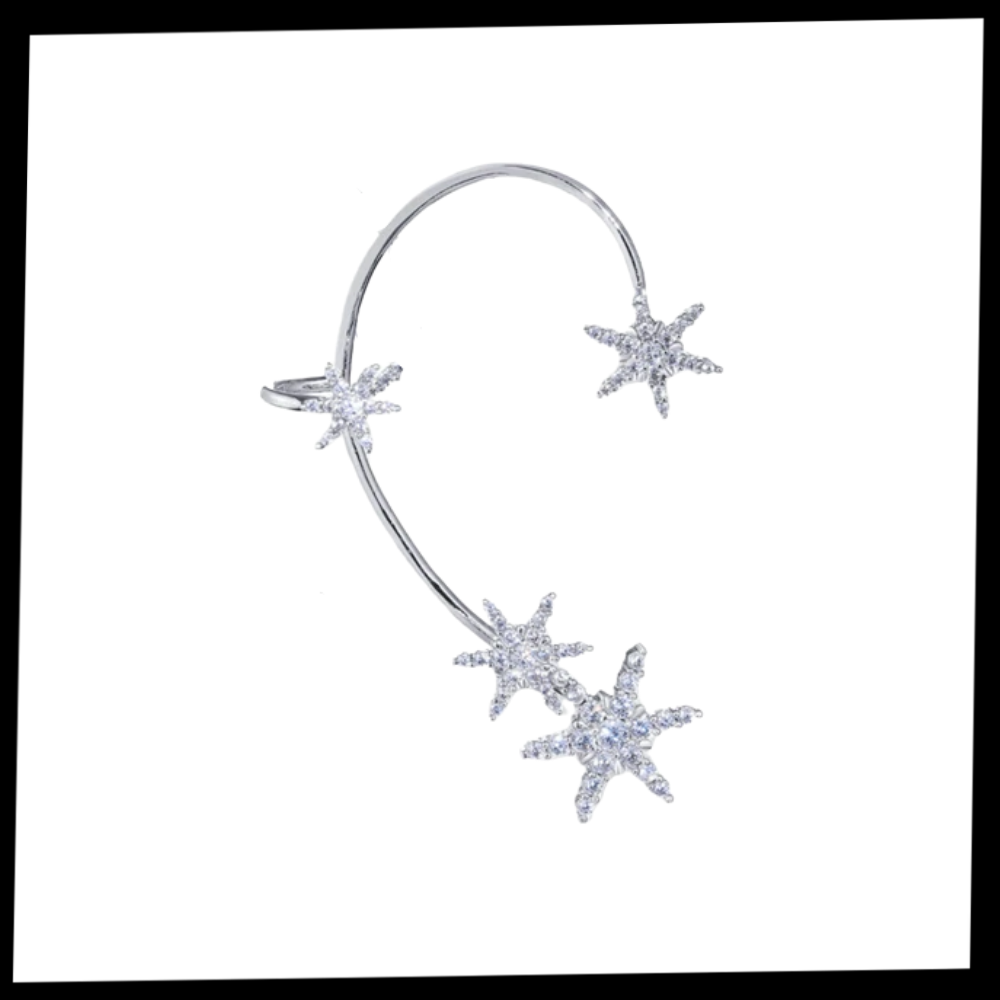 Paire de boucles d'oreilles à clip en zircone