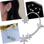 Paire de boucles d'oreilles à clip en zircone