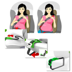 Ajusteur de ceinture de sécurité pour femmes enceintes