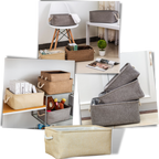 Panier à linge élégant avec poignées en corde