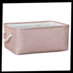 Panier à linge élégant avec poignées en corde