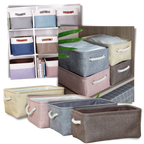 Panier à linge élégant avec poignées en corde