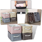 Panier à linge élégant avec poignées en corde