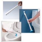 Ensemble de brosses de toilettes jetables