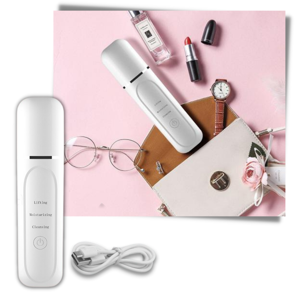 Spatule exfoliante ultrasonique pour le visage