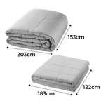 Couverture lestée pour thérapie par pression profonde