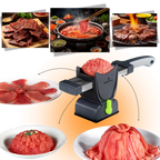 Trancheuse à viande manuelle à épaisseur ajustable