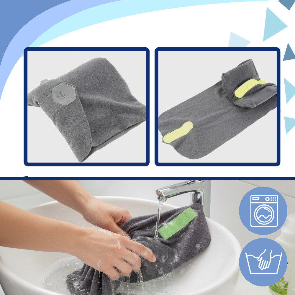 Oreiller de voyage réglable pour soutien cervical