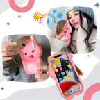 Adorable étui rose pour Iphone