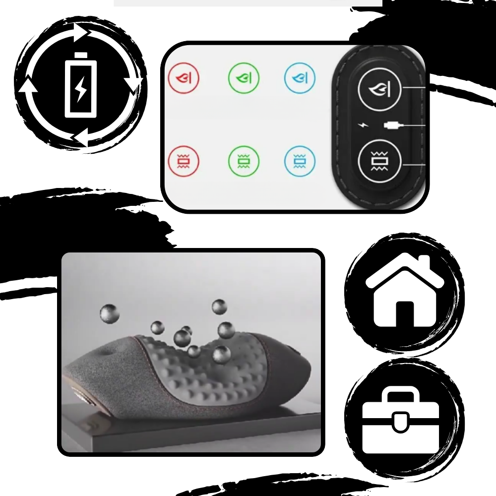 Coussin thermique anti-douleurs cervicales