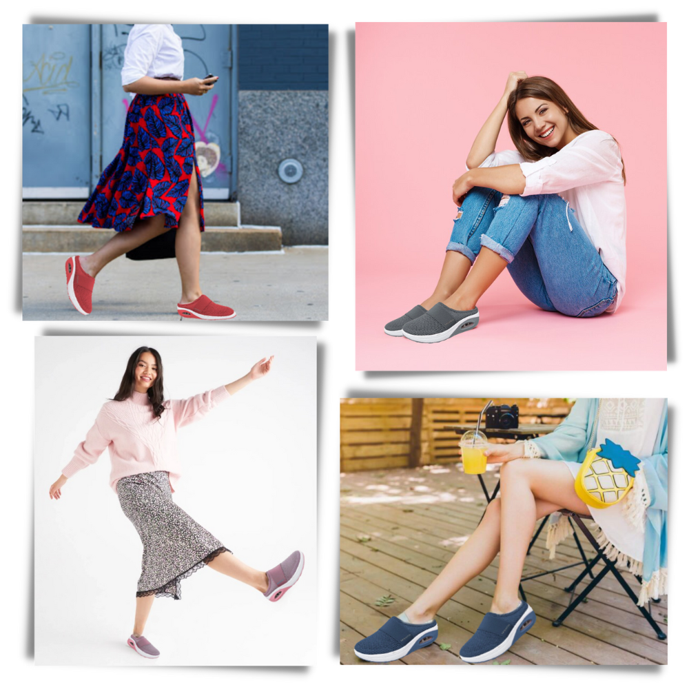 Chaussures à coussin d'air pour diabétiques