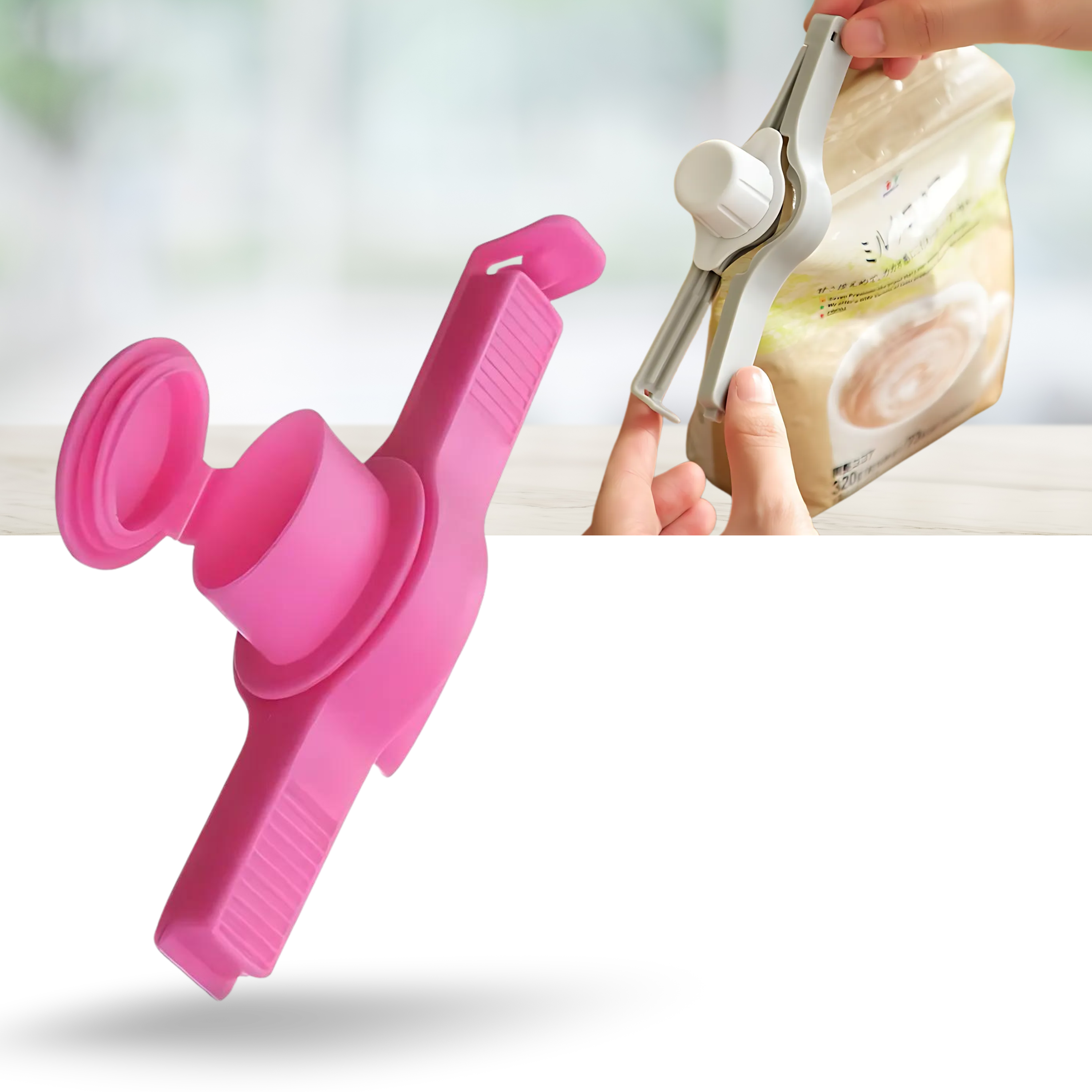 Pinces hermétiques pour sacs de chips