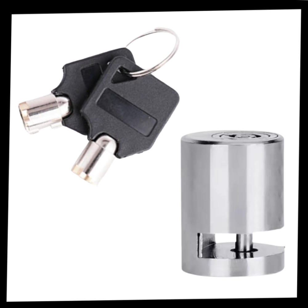 Antivol bloque disque en aluminium pour vélo