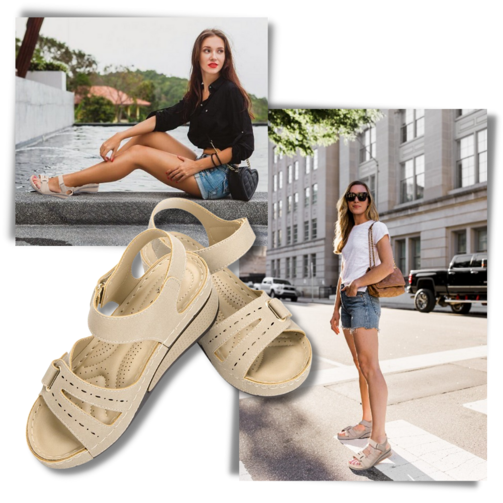 Sandales orthopédiques de soutien de la voûte plantaire pour femmes