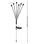 Lumières solaires à LED automatiques étanches pour extérieur