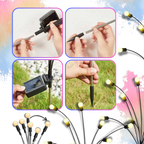 Lumières solaires à LED automatiques étanches pour extérieur