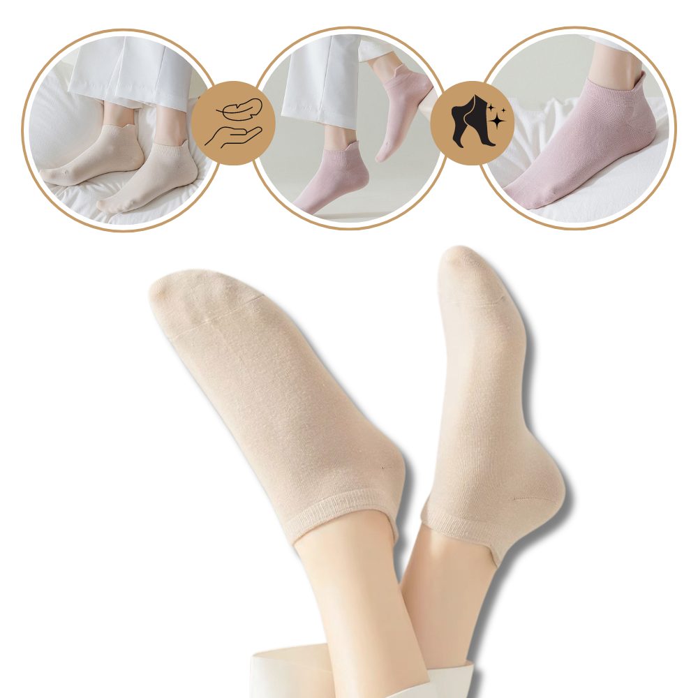 Soquettes respirantes en coton doux