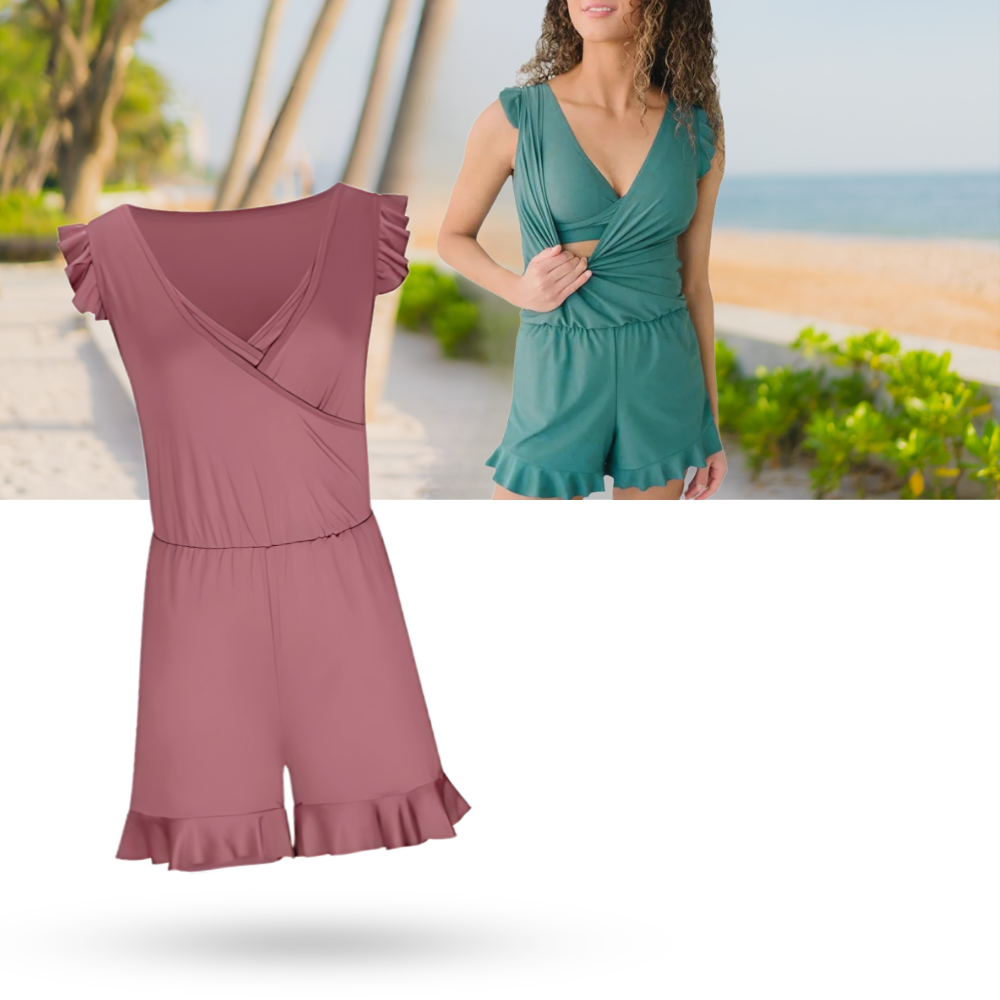 Robe de bain avec soutien-gorge intégré