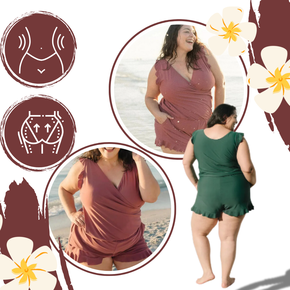 Robe de bain avec soutien-gorge intégré