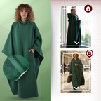 Cape couverture lestée à capuche