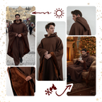 Cape couverture lestée à capuche