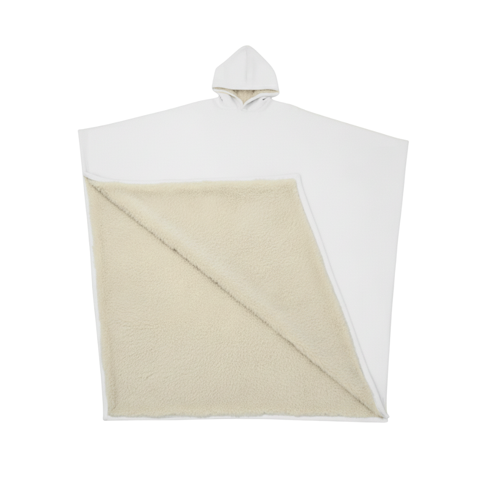 Cape couverture lestée à capuche