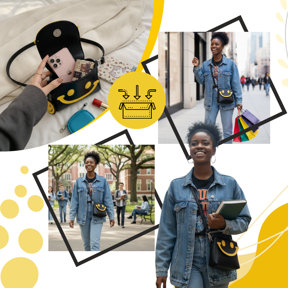 Mini sac à bandoulière Smiley