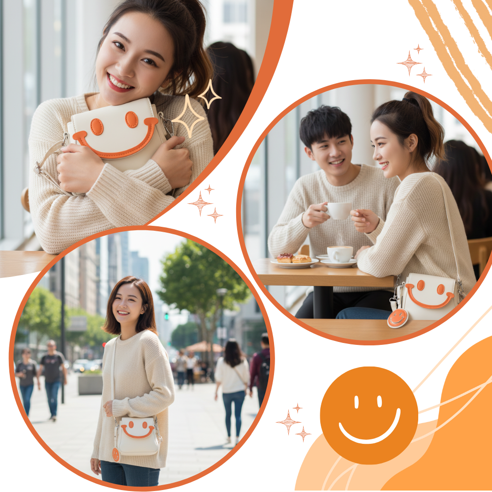 Mini sac à bandoulière Smiley