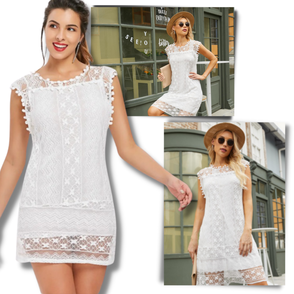 Robe chic en dentelle boho