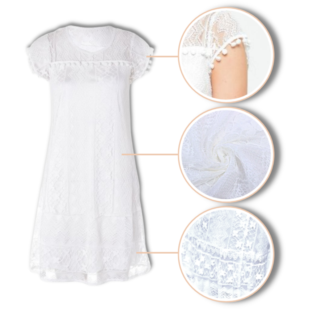Robe chic en dentelle boho