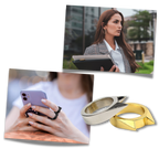 Bague d'autodéfense oreilles de chat