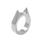 Bague d'autodéfense oreilles de chat